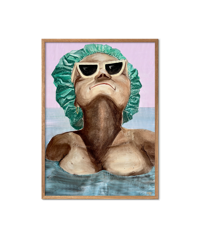 Edith – kunstplakat af Camilla Holm