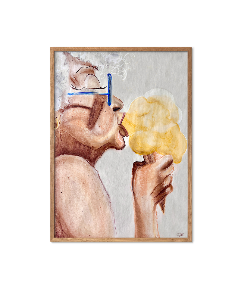 Olga – kunstplakat af Camilla Holm