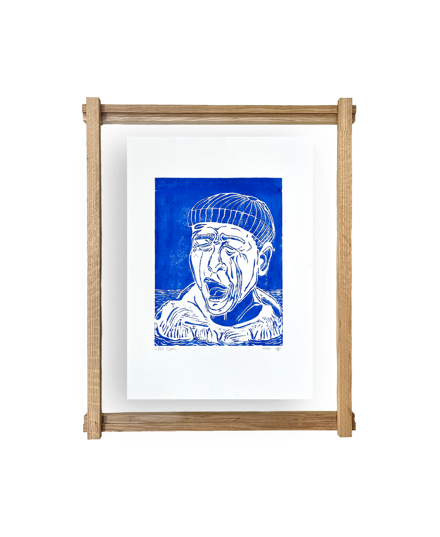 Bjørn – kunstplakat af Camilla Holm